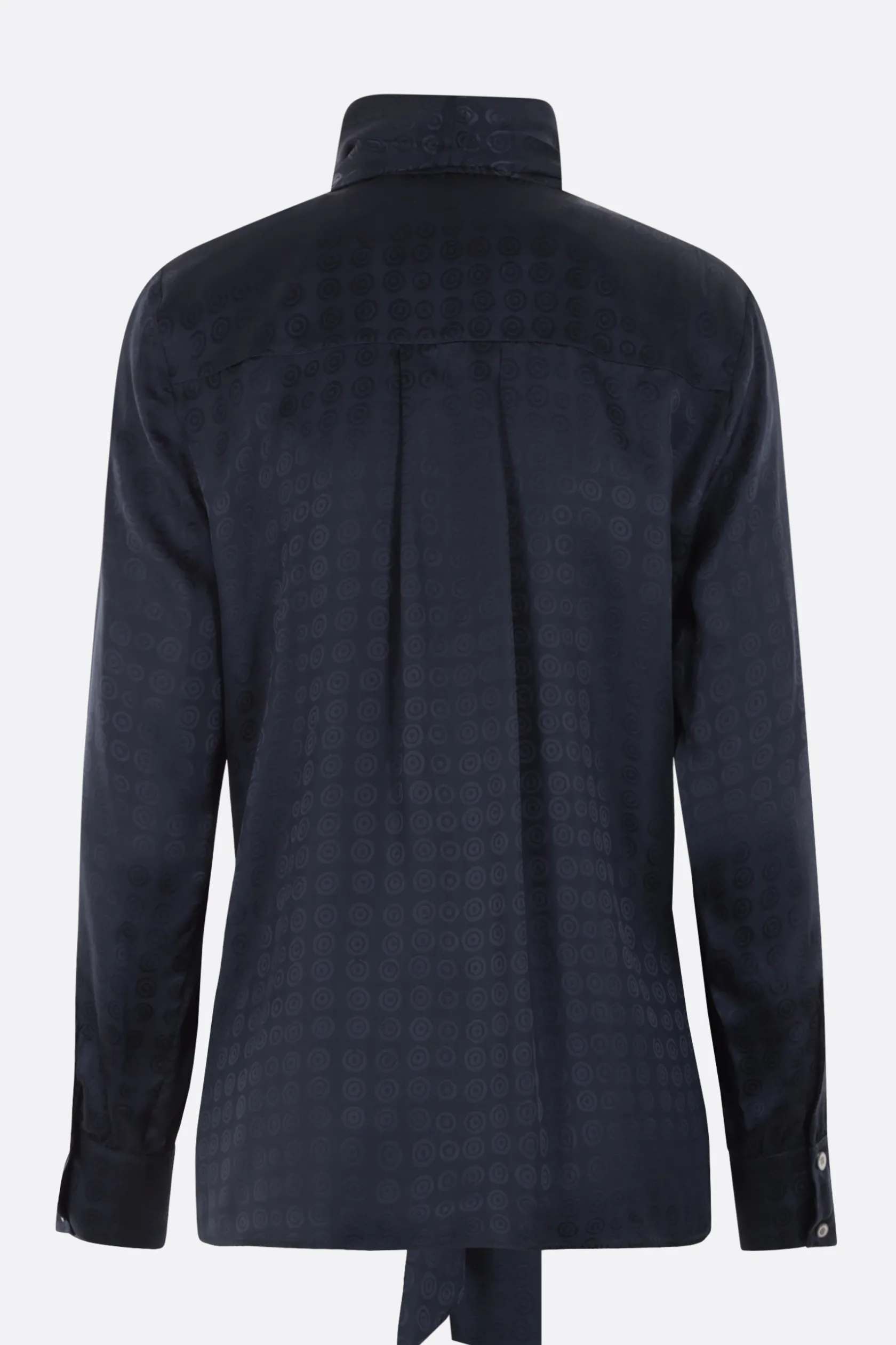 Topwear>10 CORSO COMO camicia in viscosa con lavallière Blu
