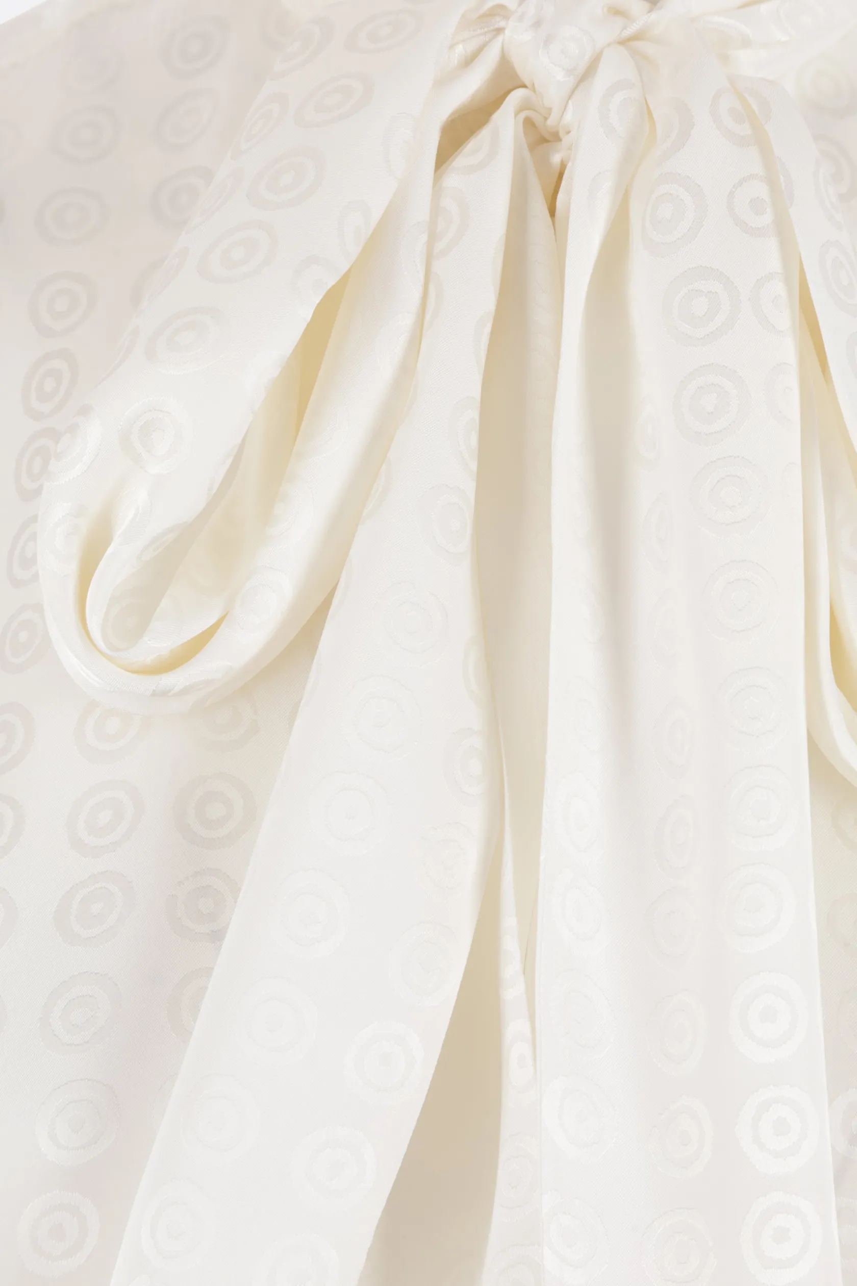 Topwear>10 CORSO COMO camicia in viscosa con lavallière Bianco