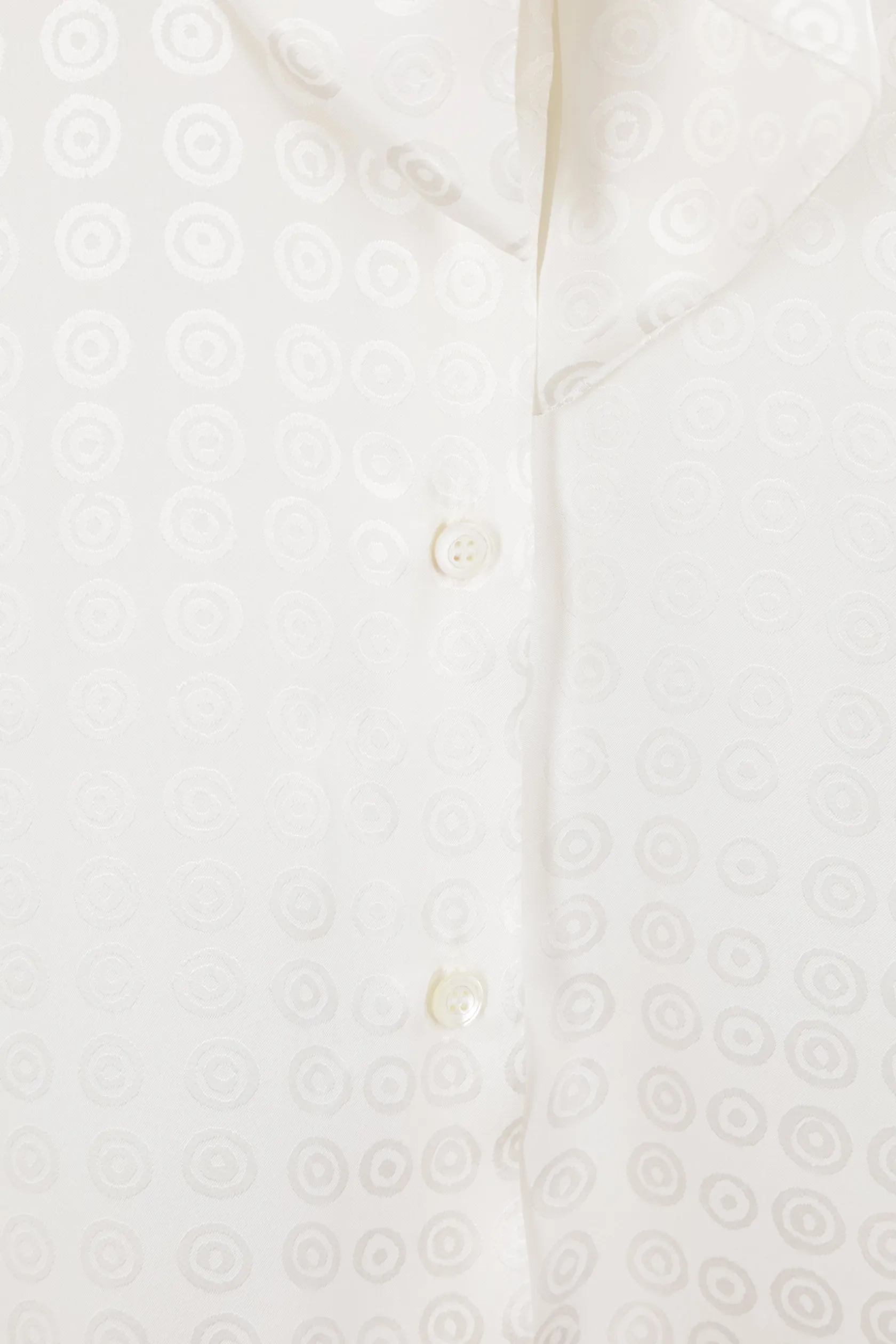 Topwear>10 CORSO COMO camicia in viscosa con lavallière Bianco