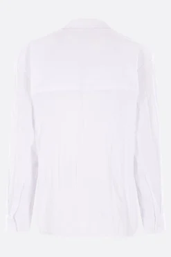 Topwear>SÉFR camicia Jagou in misto cotone crinkled Bianco