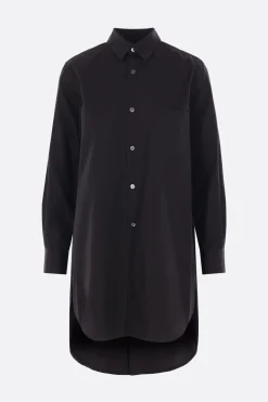 Topwear>COMME DES GARÇONS COMME des GARÇONS camicia lunga in popeline Nero