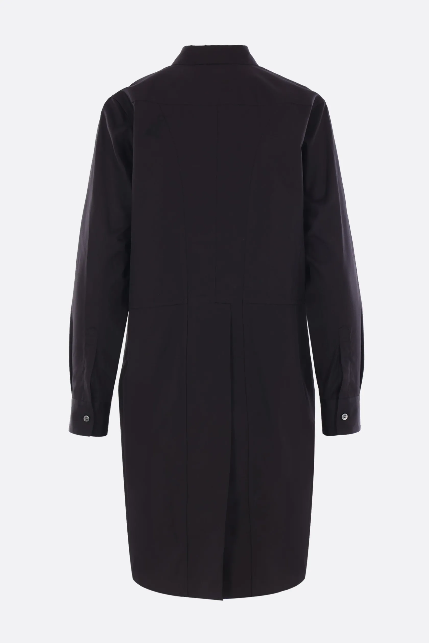 Topwear>COMME DES GARÇONS COMME des GARÇONS camicia lunga in popeline Nero