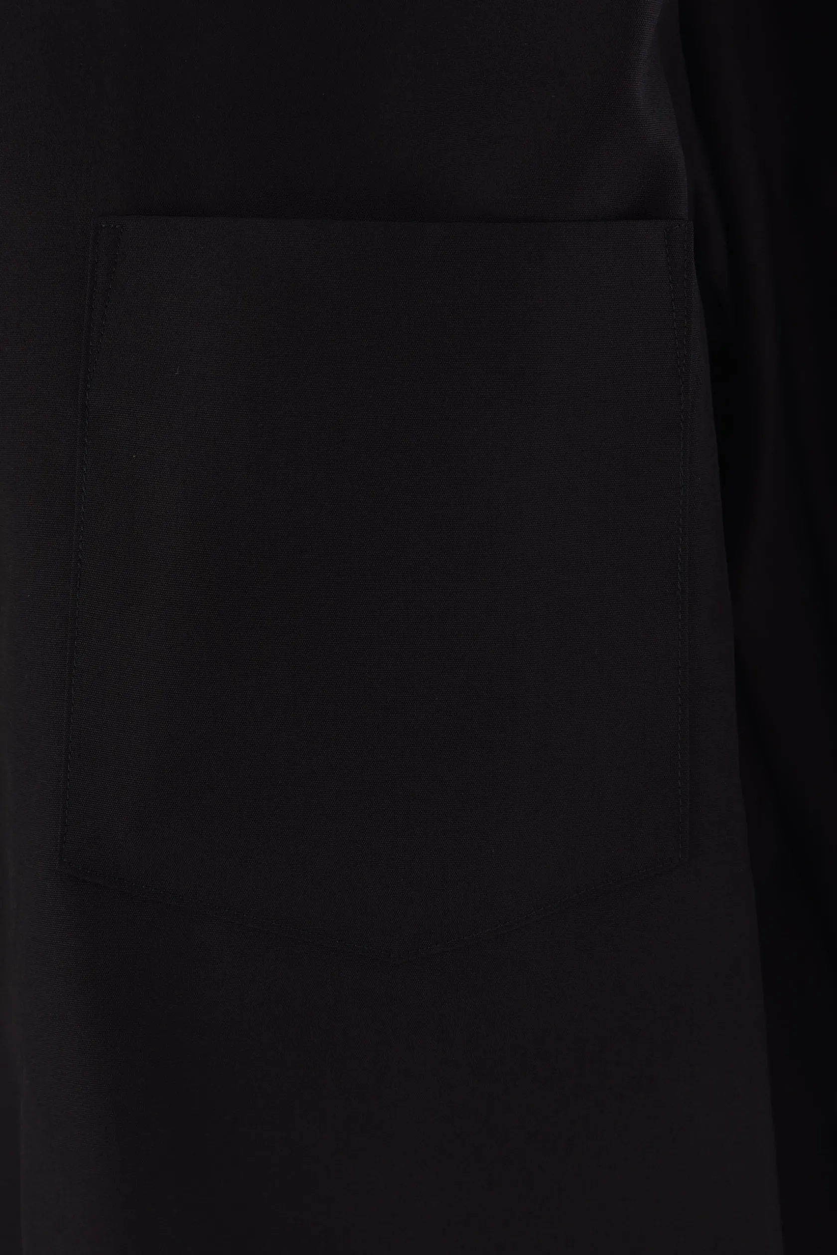 Topwear>COMME DES GARÇONS COMME des GARÇONS camicia lunga in popeline Nero