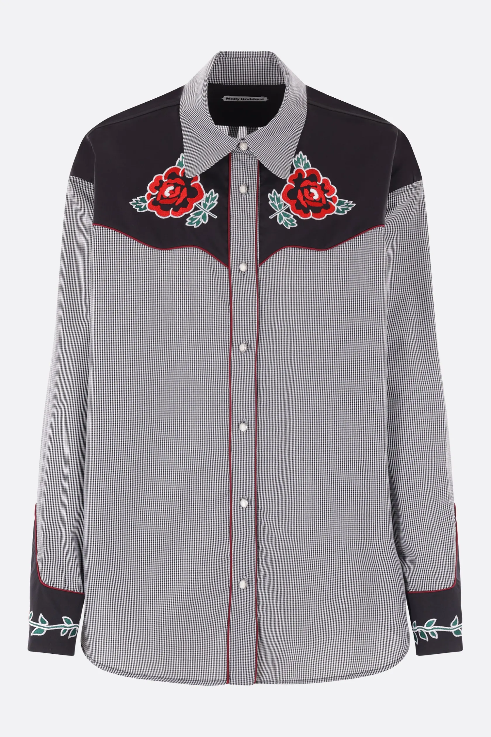 Topwear>MOLLY GODDARD camicia Meredith in cotone Gingham Multicolor