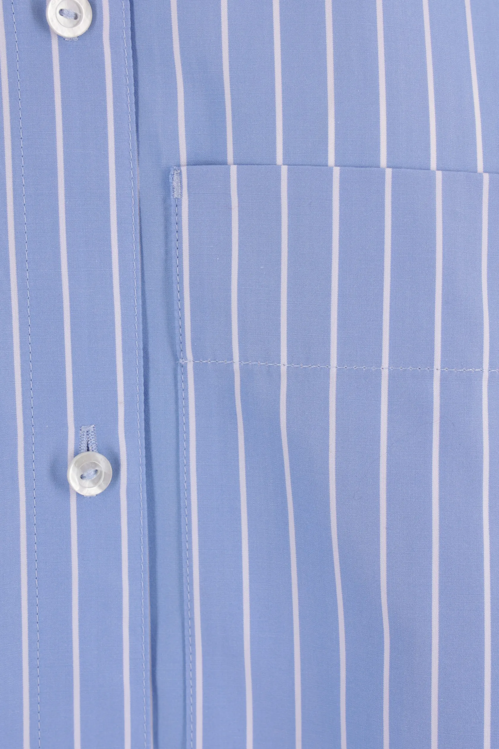 Topwear>JIL SANDER camicia oversize in popeline a righe Blu