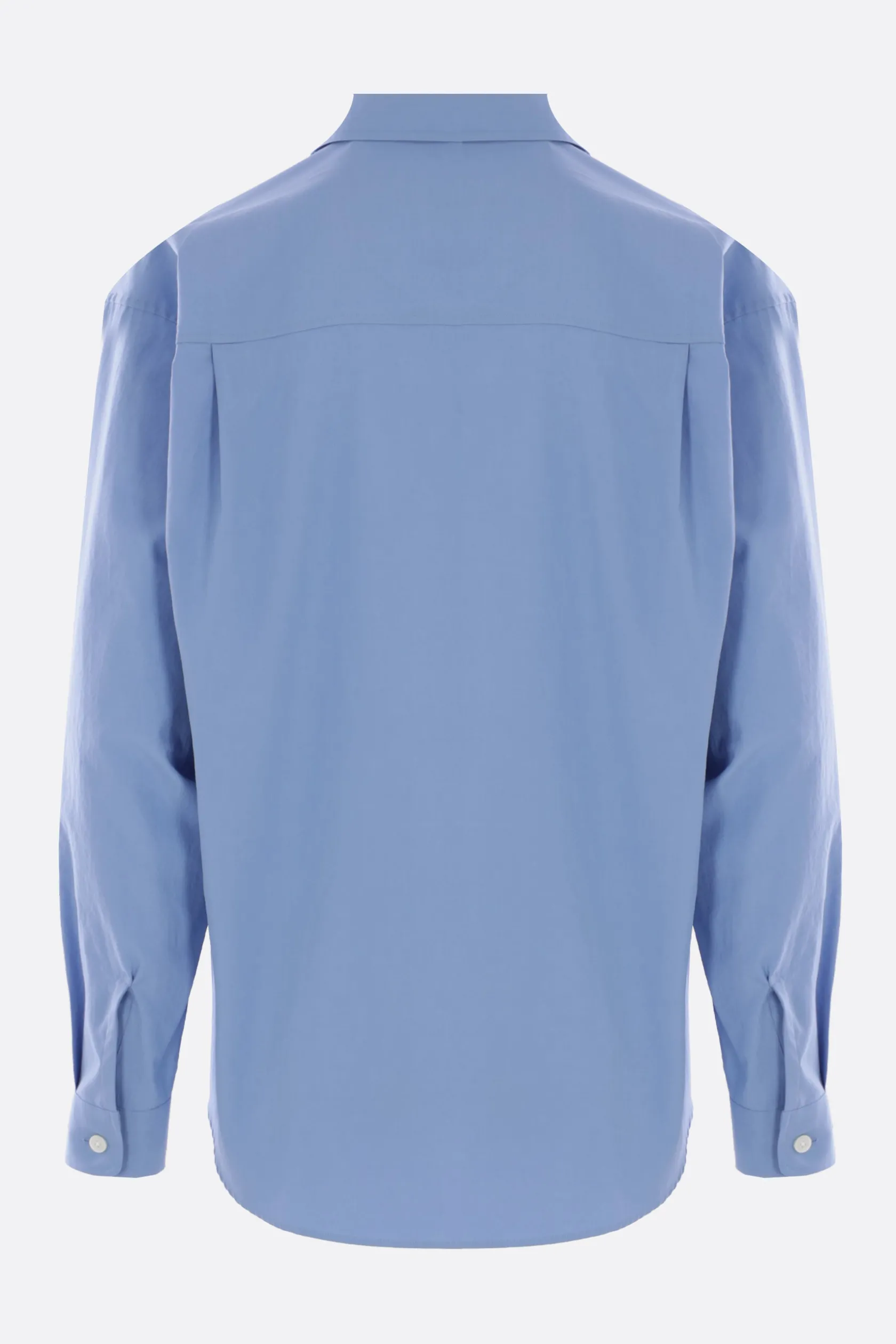 Topwear>AURALEE camicia oversize in twill di cotone Blu