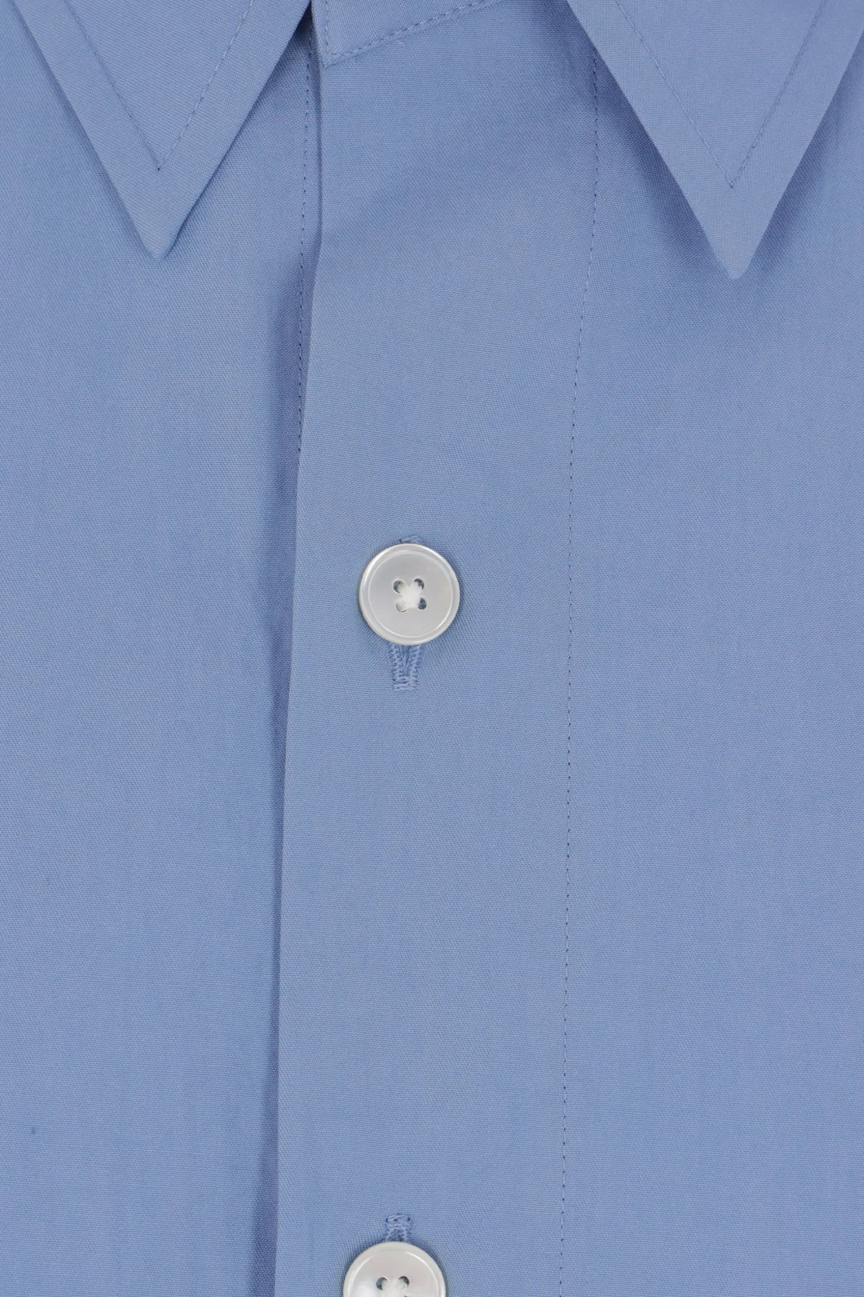 Topwear>AURALEE camicia oversize in twill di cotone Blu