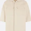 Topwear>RICK OWENS camicia oversize Magnum Tommy in cotone Bianco