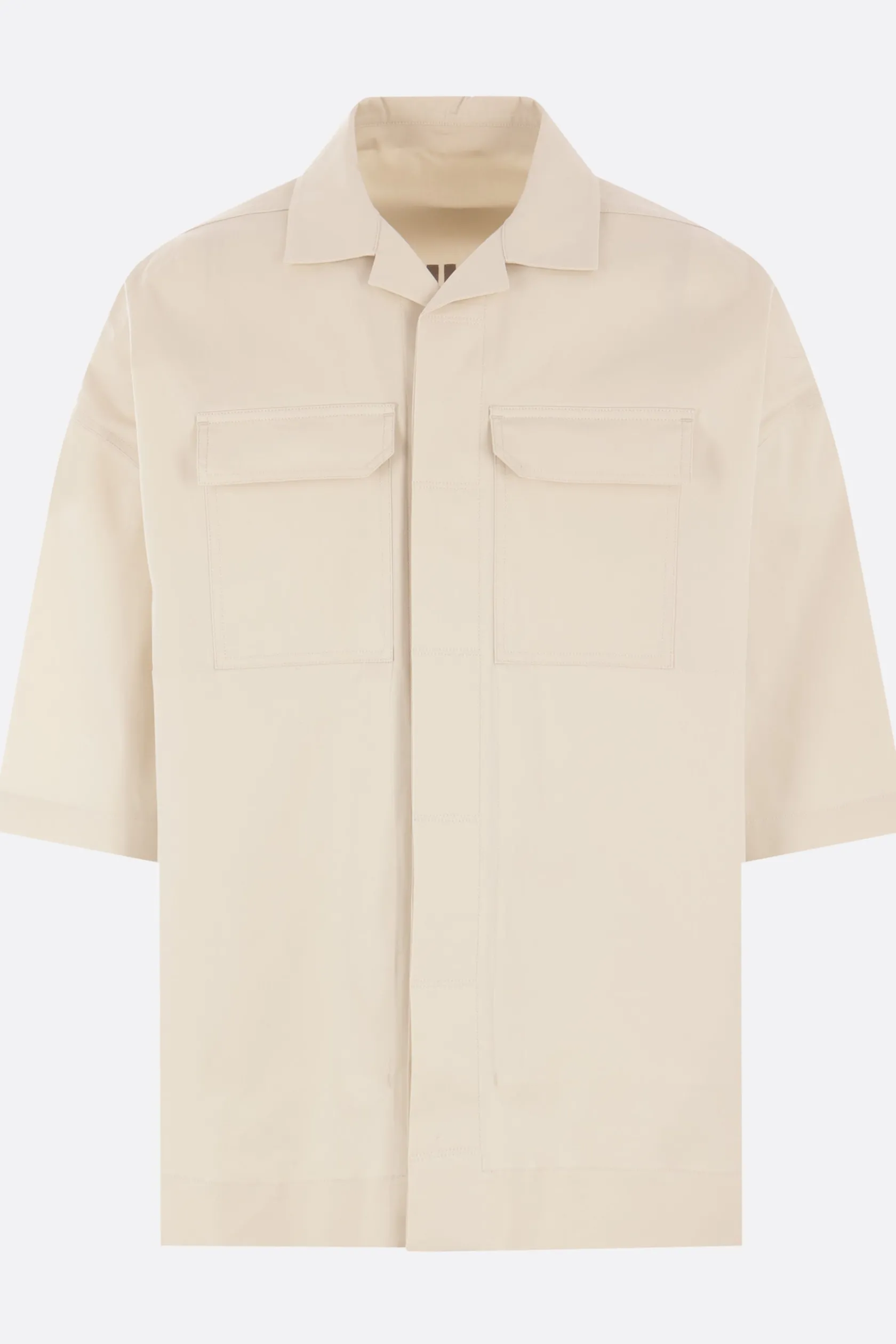 Topwear>RICK OWENS camicia oversize Magnum Tommy in cotone Bianco