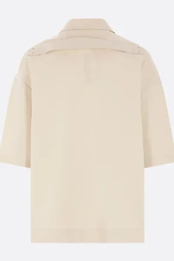 Topwear>RICK OWENS camicia oversize Magnum Tommy in cotone Bianco