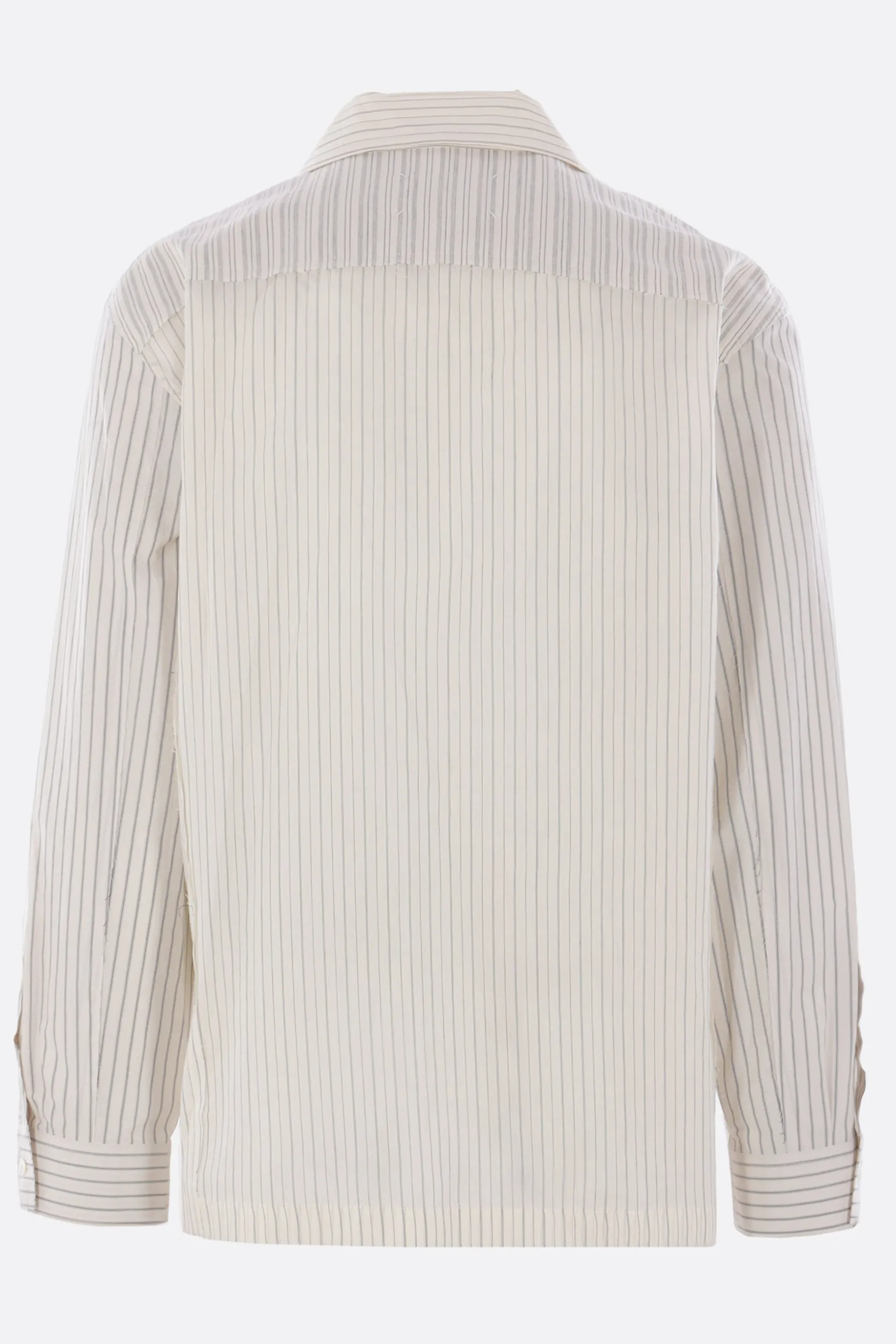 Topwear>MAISON MARGIELA camicia pigiama in cotone a righe Neutro