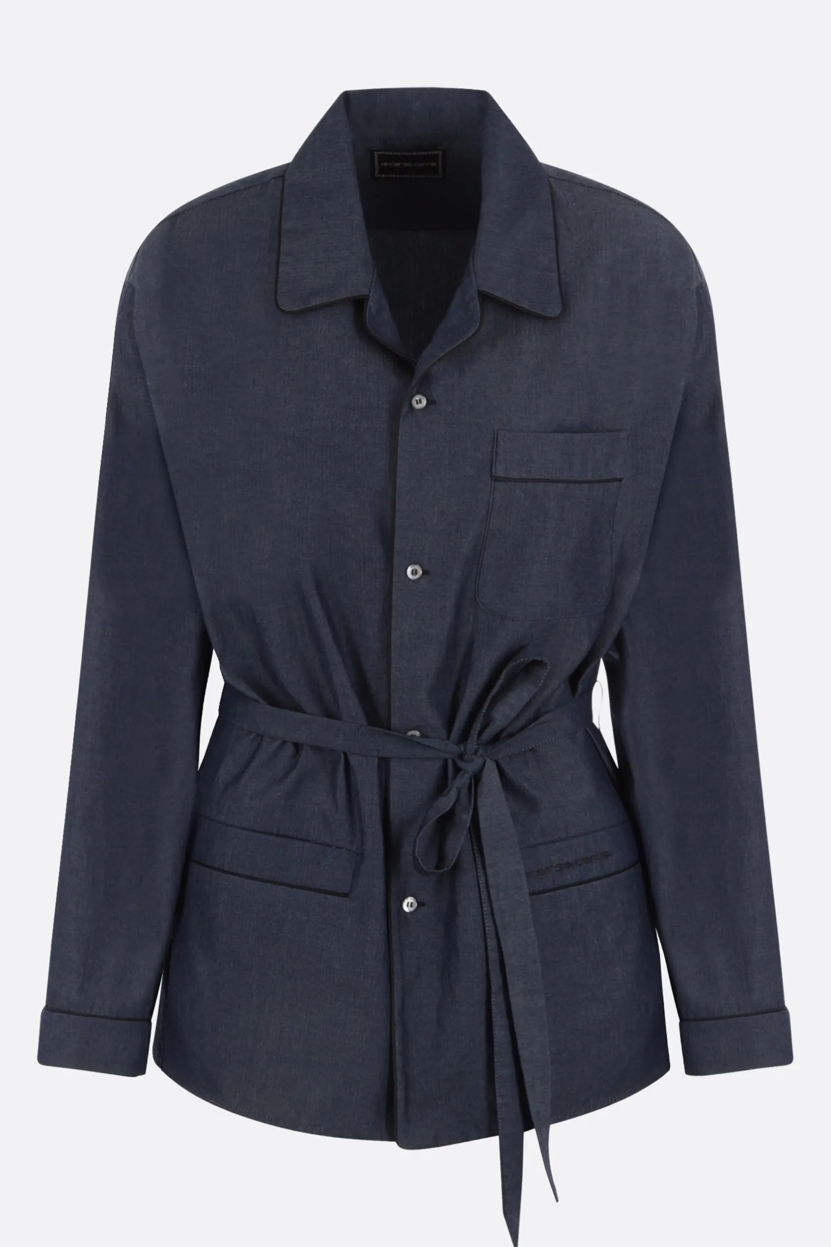 Topwear>10 CORSO COMO camicia pijama in chambray Blu