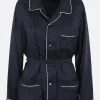 Topwear>10 CORSO COMO camicia pijama in viscosa Blu