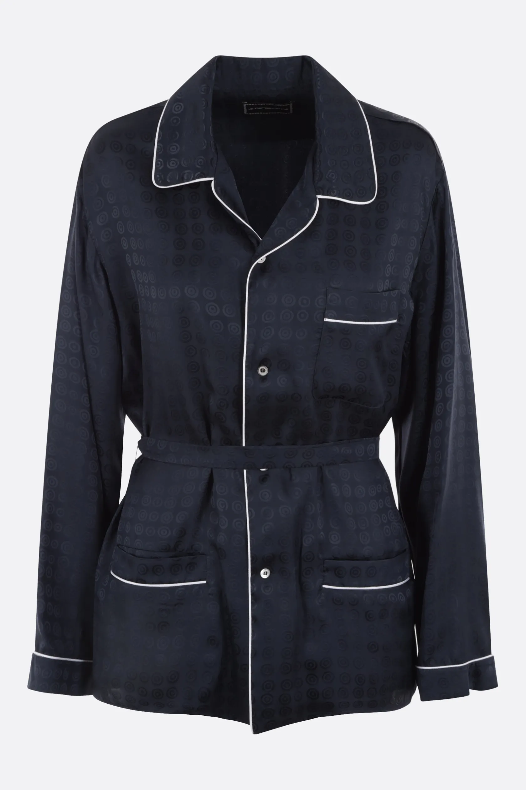 Topwear>10 CORSO COMO camicia pijama in viscosa Blu
