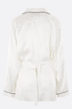 Topwear>10 CORSO COMO camicia pijama in viscosa Bianco