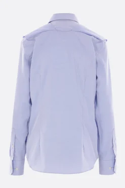 Topwear>HODAKOVA camicia Sleeve in cotone Oxford Blu