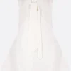 Topwear>YOHJI YAMAMOTO camicia smanicata in popeline con cravatta Bianco