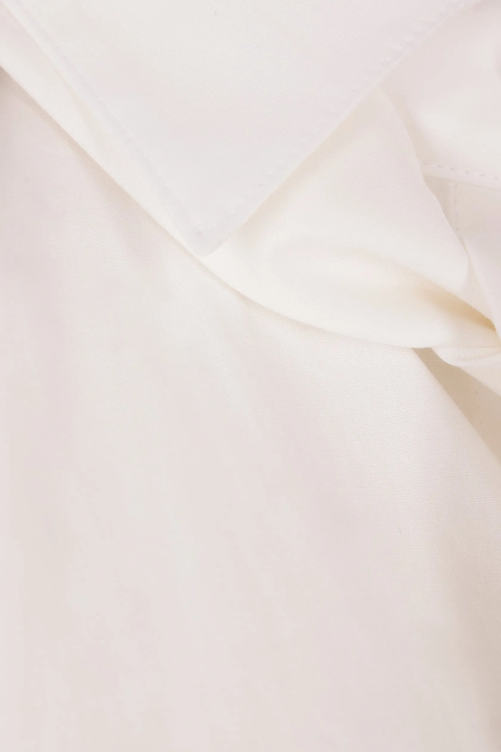 Topwear>YOHJI YAMAMOTO camicia smanicata in popeline con cravatta Bianco