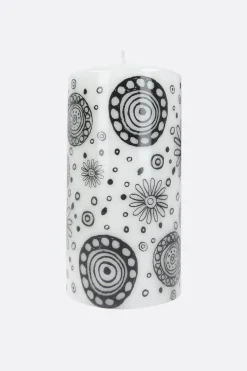 Lifestyle>10 CORSO COMO candela large con stampa grafica Bianco