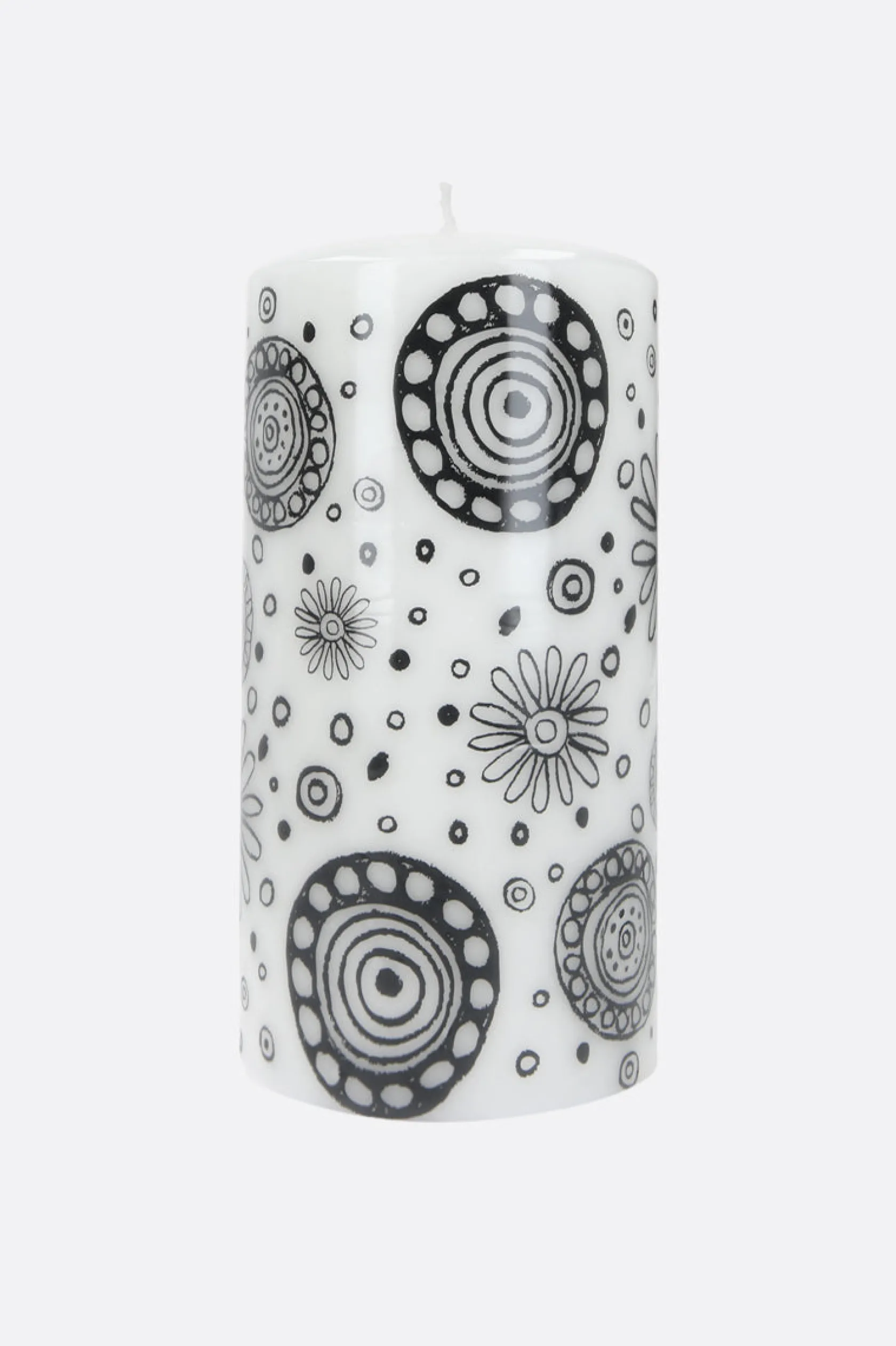 Lifestyle>10 CORSO COMO candela large con stampa grafica Bianco