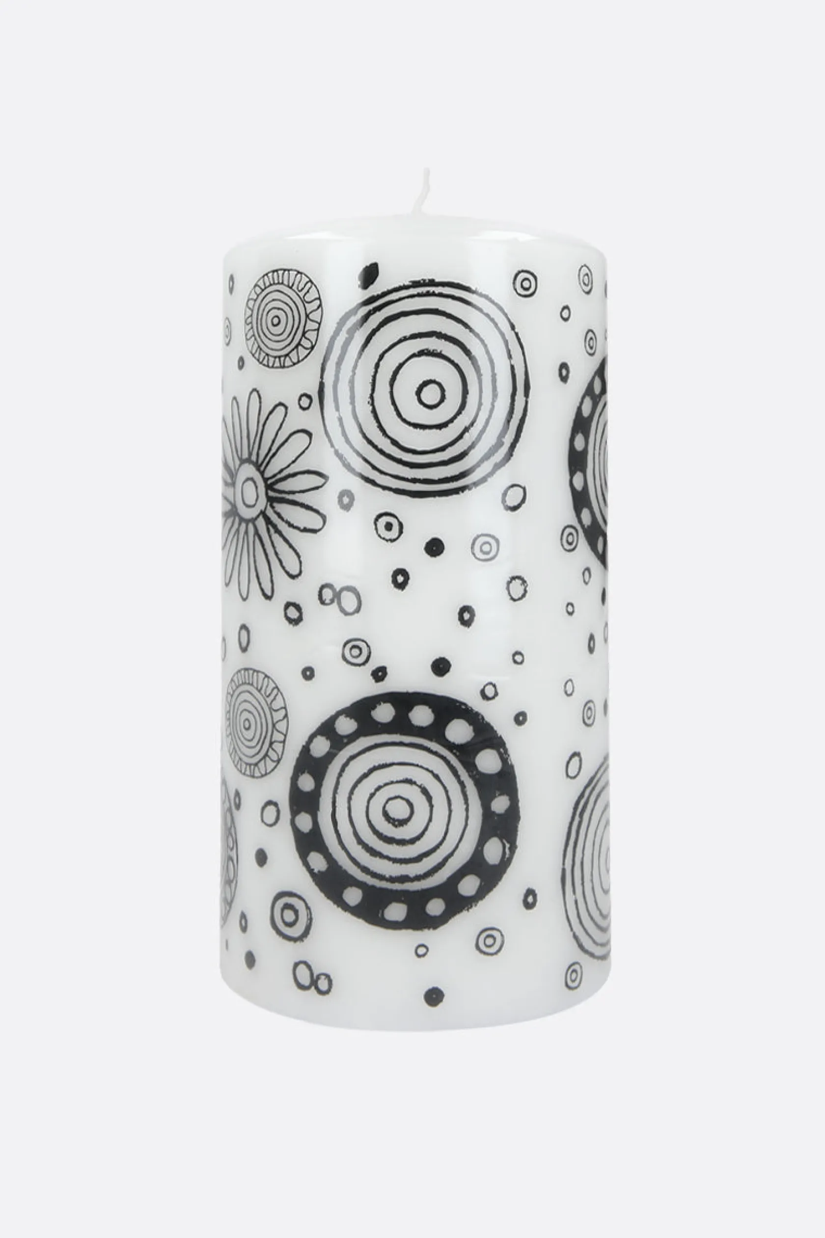 Lifestyle>10 CORSO COMO candela large con stampa grafica Bianco