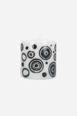 Lifestyle>10 CORSO COMO candela media con stampa cerchi signature Bianco