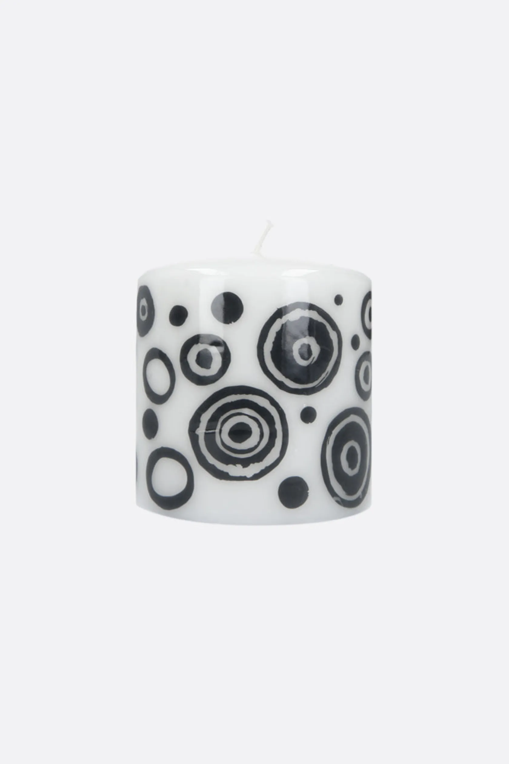 Lifestyle>10 CORSO COMO candela media con stampa cerchi signature Bianco