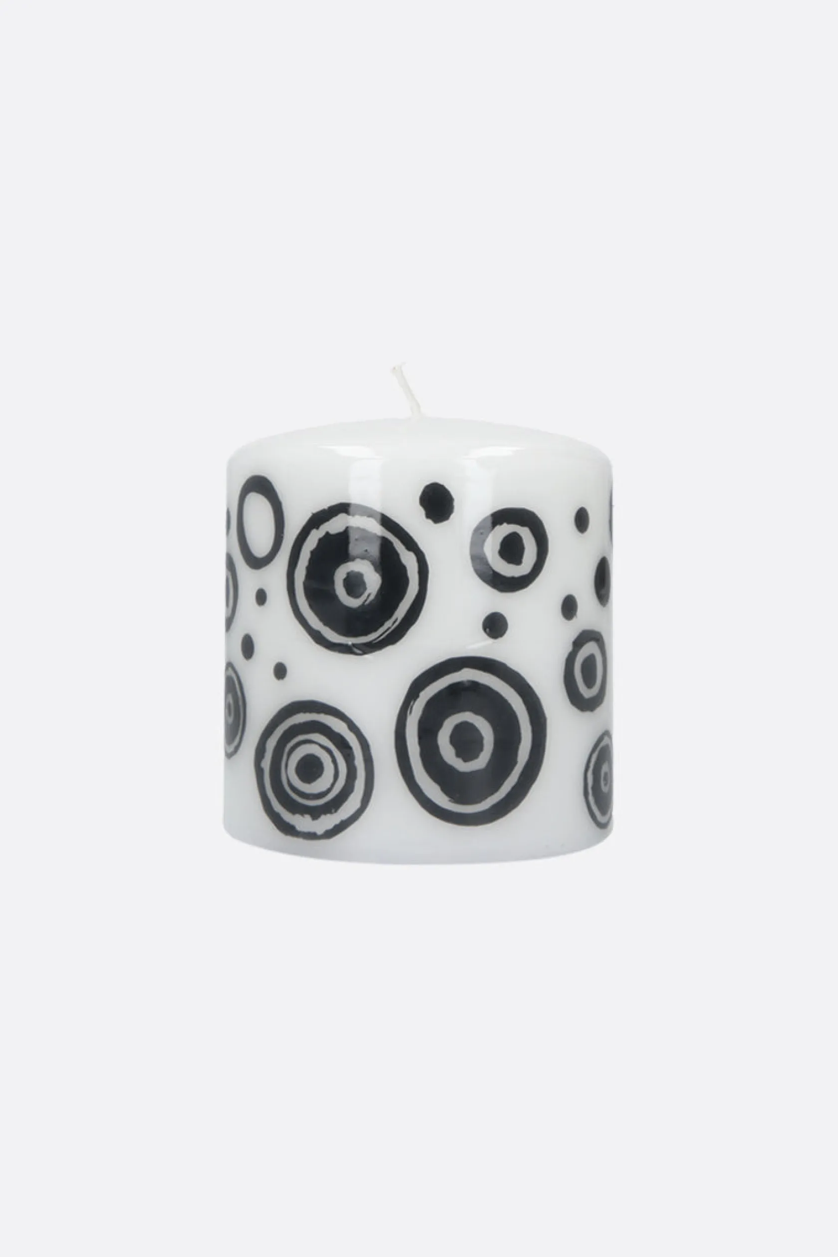 Lifestyle>10 CORSO COMO candela media con stampa cerchi signature Bianco