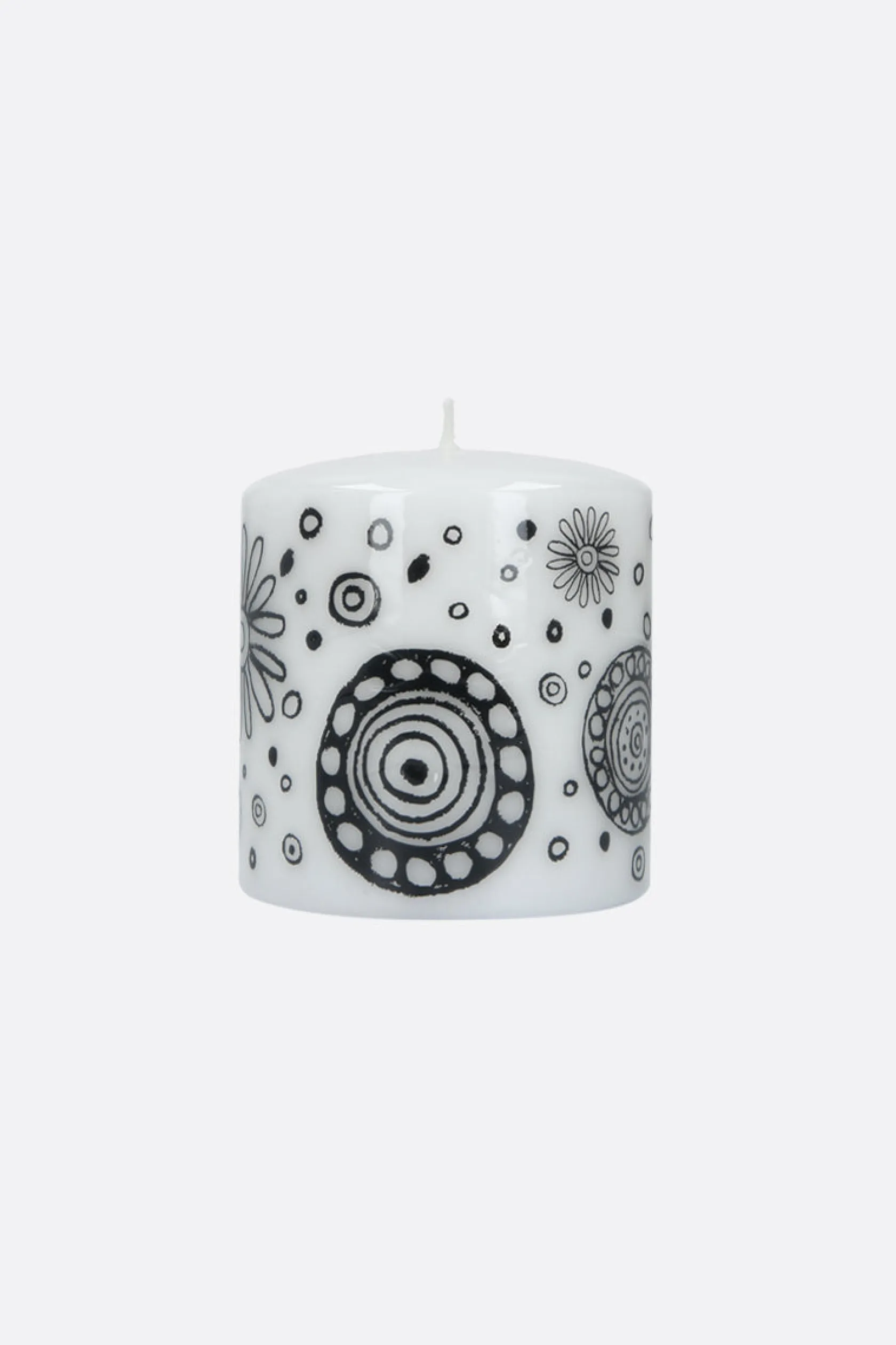 Lifestyle>10 CORSO COMO candela media con stampa grafica Bianco