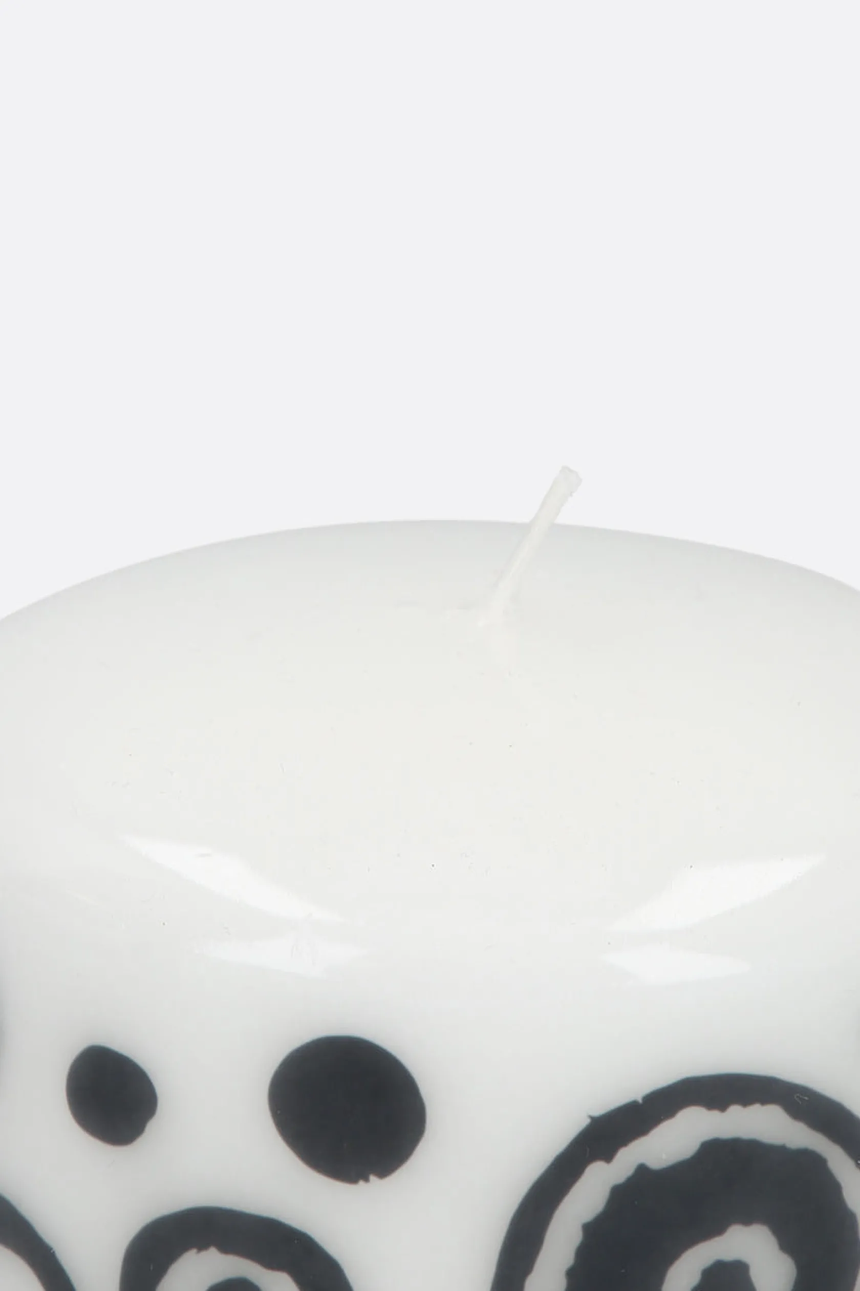 Lifestyle>10 CORSO COMO candela media con stampa cerchi signature Bianco