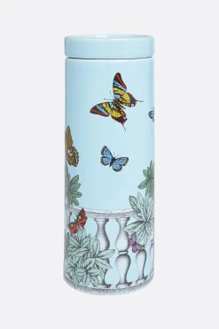 Lifestyle>FORNASETTI candela profumata Nel Mentre con Decoro Farfalle e Balaustra Multicolor