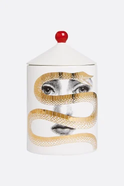 Lifestyle>FORNASETTI candela profumata Se Poi con Decoro Peccato Originale Bianco