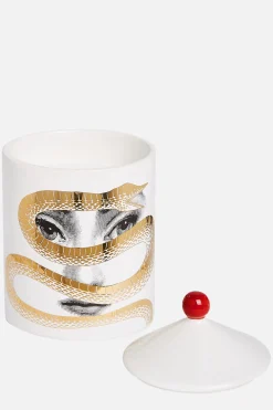 Lifestyle>FORNASETTI candela profumata Se Poi con Decoro Peccato Originale Bianco