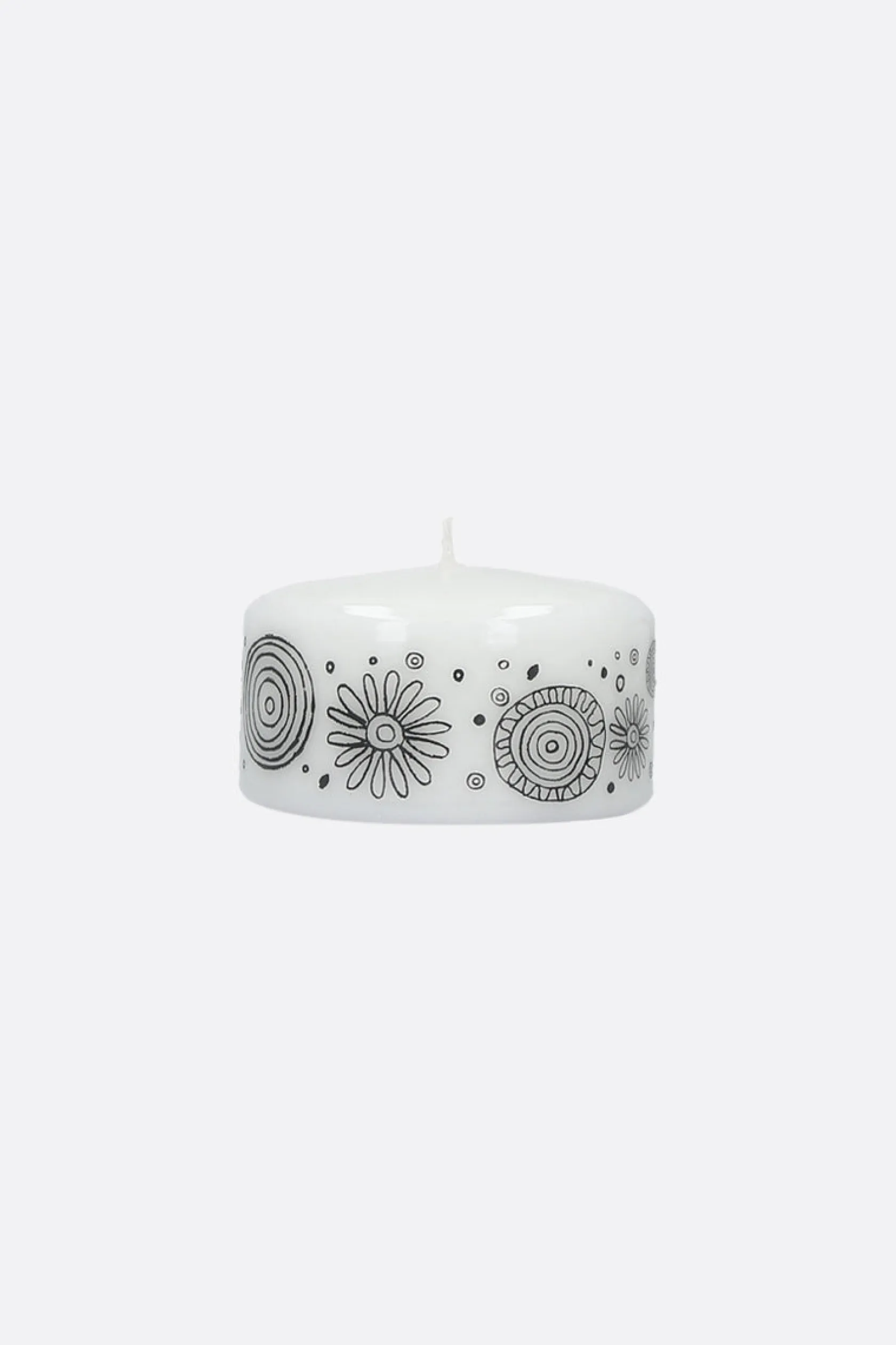 Lifestyle>10 CORSO COMO candela small con stampa grafica Bianco