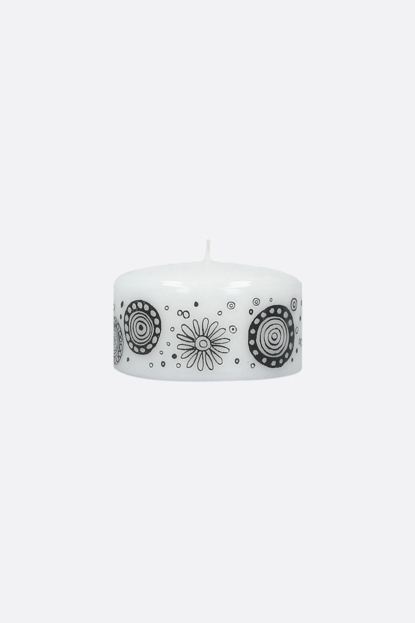Lifestyle>10 CORSO COMO candela small con stampa grafica Bianco
