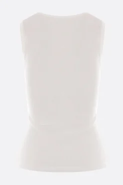 Topwear>LOEWE canotta Anagram in jersey Bianco