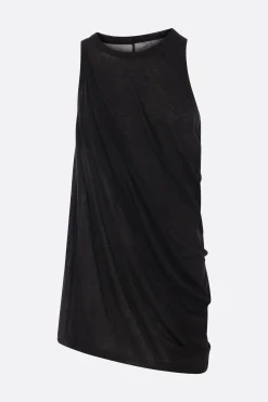 Topwear>RICK OWENS canotta Anthem in jersey Nero