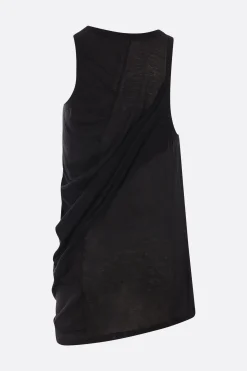 Topwear>RICK OWENS canotta Anthem in jersey Nero