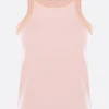 Topwear>MELITTA BAUMEISTER canotta in jersey a costine con bordi in spugna Rosa