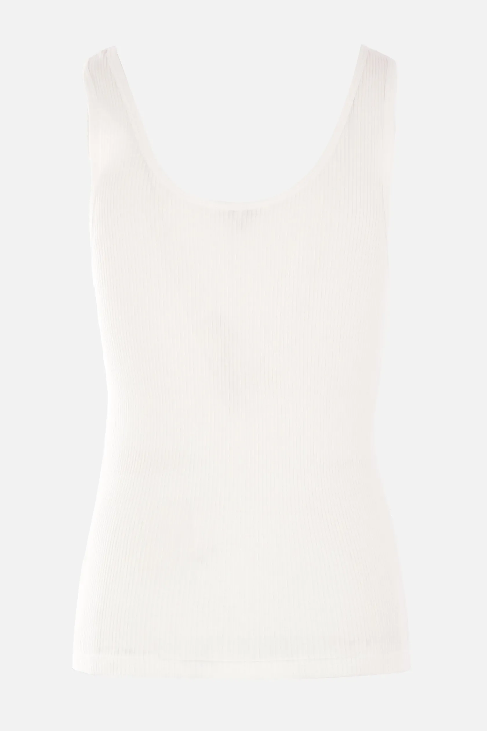 Topwear>CHLOÉ canotta in jersey a costine Bianco