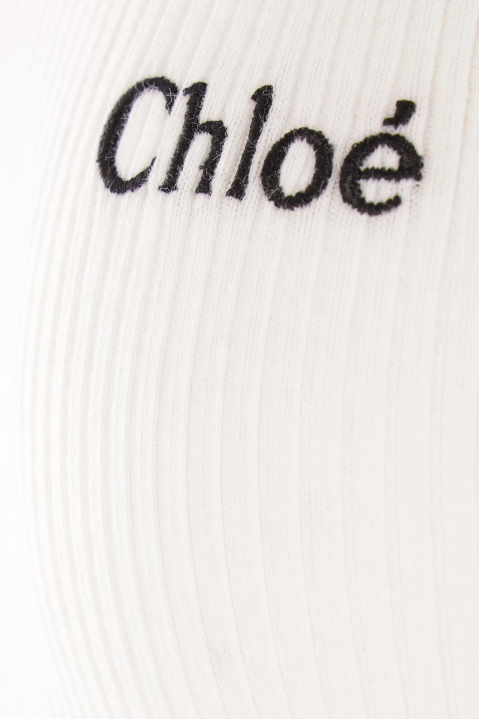 Topwear>CHLOÉ canotta in jersey a costine Bianco