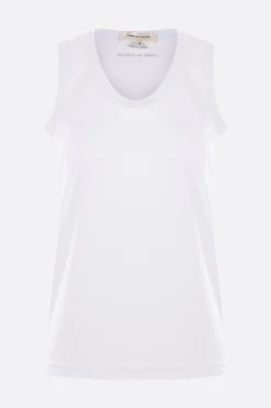 Topwear>COMME DES GARÇONS canotta in jersey tecnico Bianco