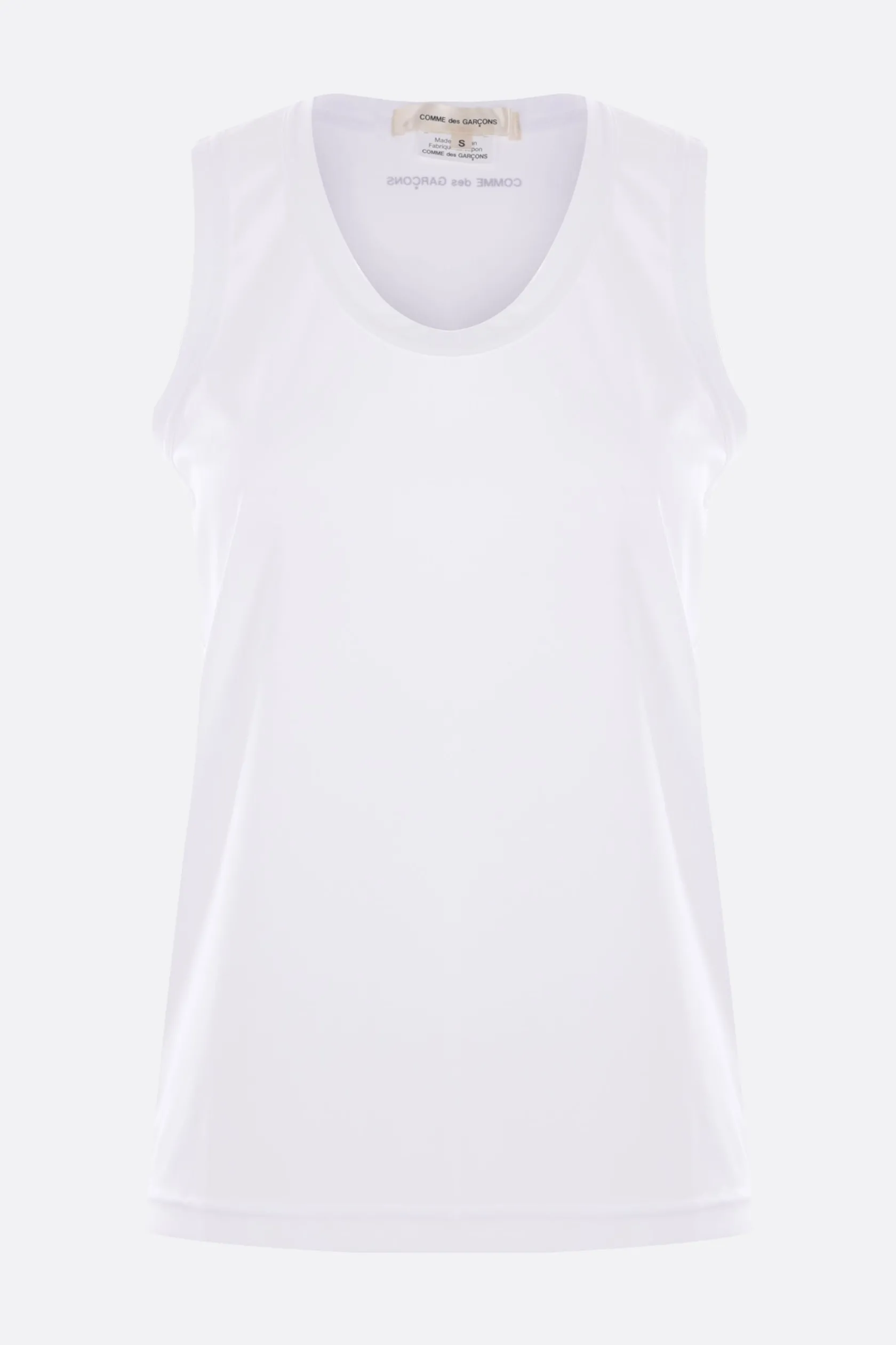 Topwear>COMME DES GARÇONS canotta in jersey tecnico Bianco