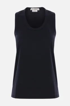 Topwear>COMME DES GARÇONS canotta in jersey tecnico Nero