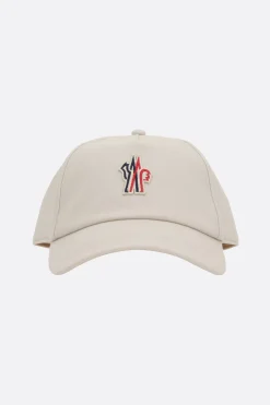 Accessori Da Indossare>MONCLER GRENOBLE cappello baseball in gabardine patch logo Neutro