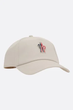 Accessori Da Indossare>MONCLER GRENOBLE cappello baseball in gabardine patch logo Neutro