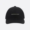 Accessori Da Indossare>RICK OWENS cappello baseball in popeline ricamo Owenscorp Nero