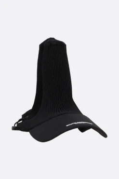 Accessori Da Indossare>MELITTA BAUMEISTER cappello baseball in popeline tecnico plissé Nero