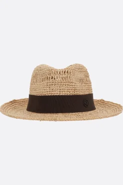 Accessori Da Indossare>MAISON MICHEL cappello fedora Elias in rafia Neutro