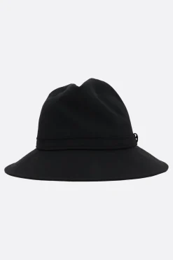 Accessori Da Indossare>YOHJI YAMAMOTO cappello fedora in lana Nero